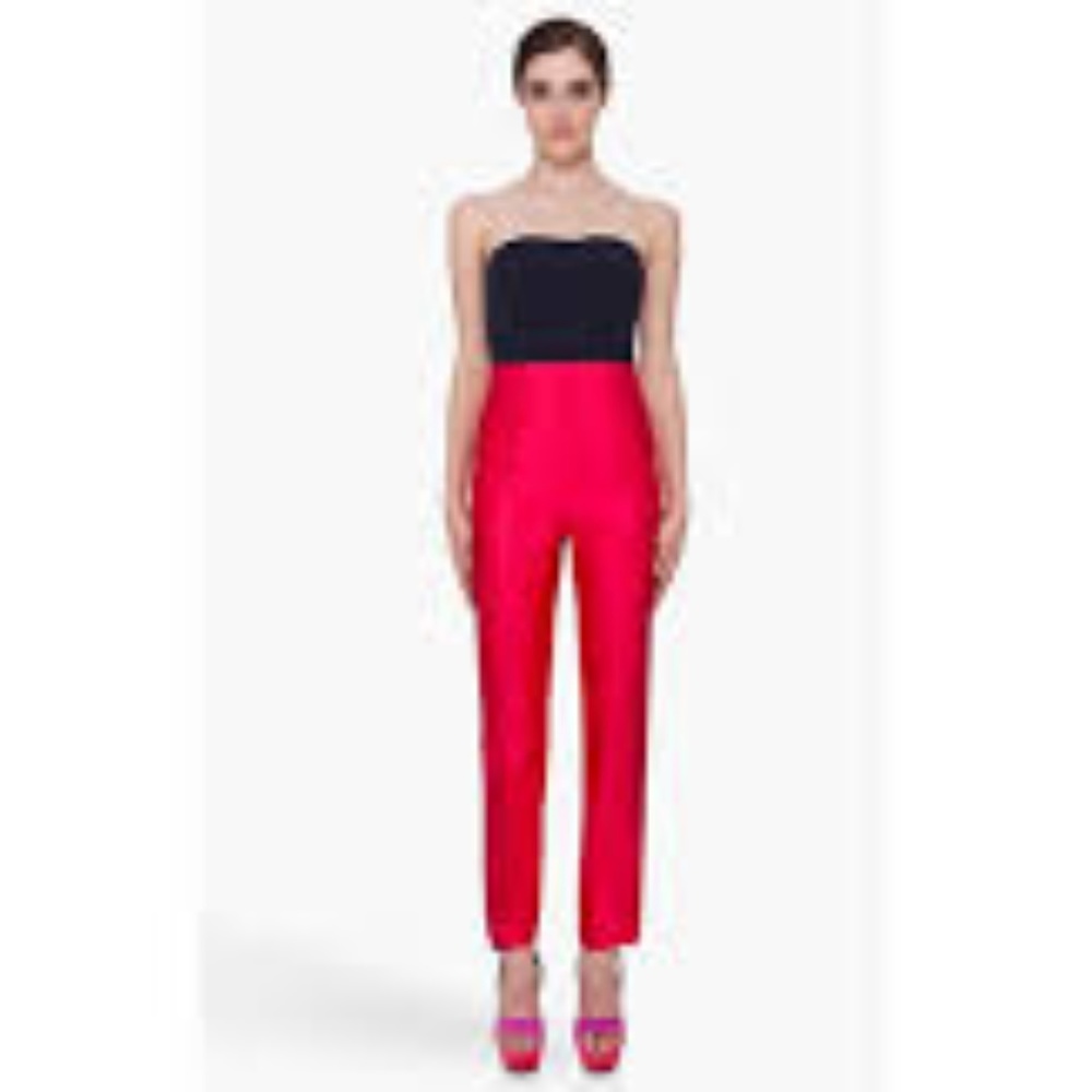 Marc by Marc Jacobs Color Block Silk Jumpsuit